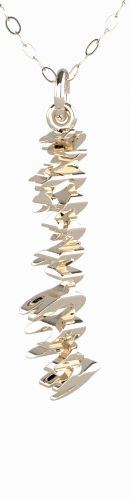 revelaire personalized customized name changing illusion jewelry necklace pendant in white gold